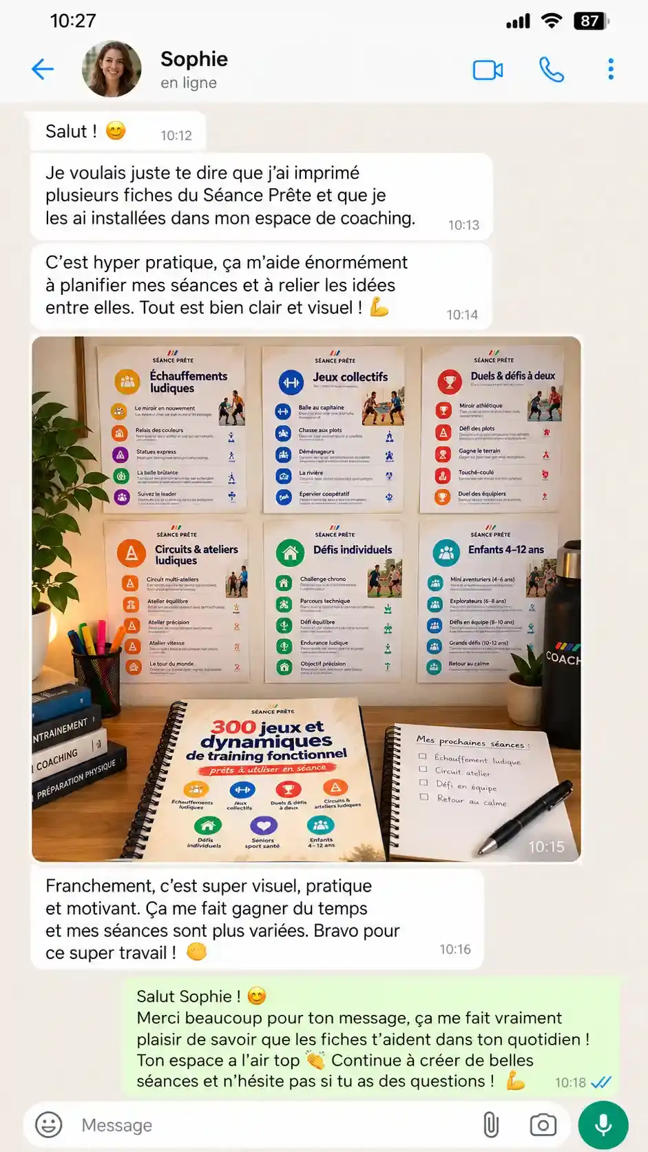 Témoignage d'un coach